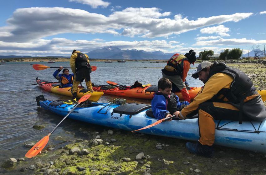 Se realizó la primera jornada de Kayak social e inclusivo en Puerto Natales