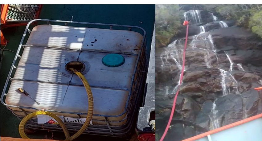  Tripulantes de naves salmoneras denuncian falta de agua para beber y vertido de líquidos contaminantes al mar