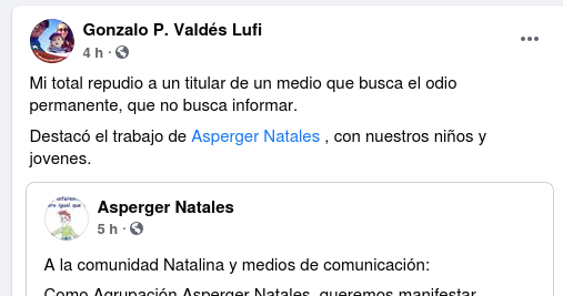  Declaración Agrupación Asperger y réplica  de El Tirapiedras