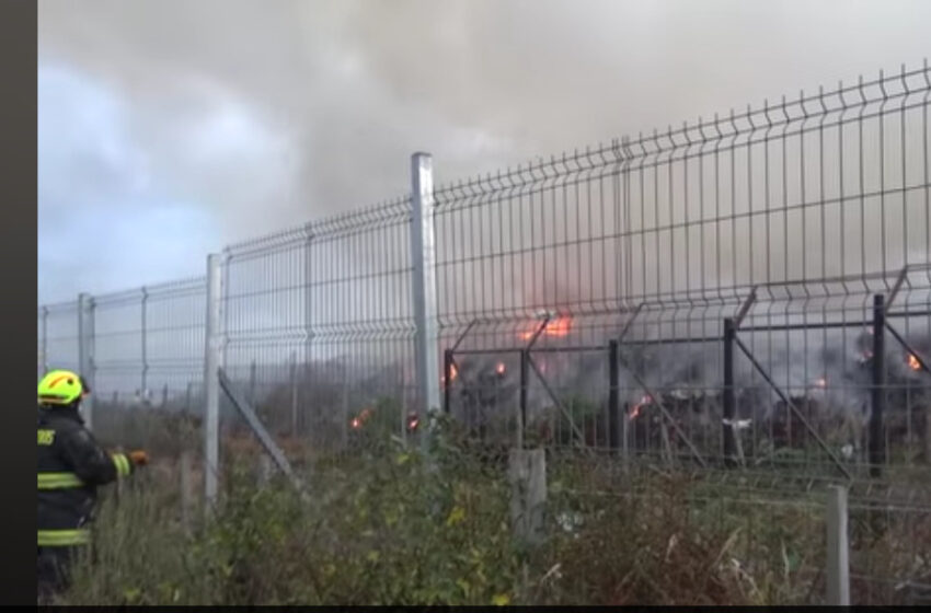  Era previsible: focos de incendio en el vertedero municipal continúan activos