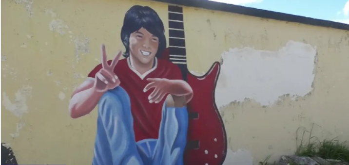  Restauraron mural que recuerda al joven Gonzalo Muñoz del Campo