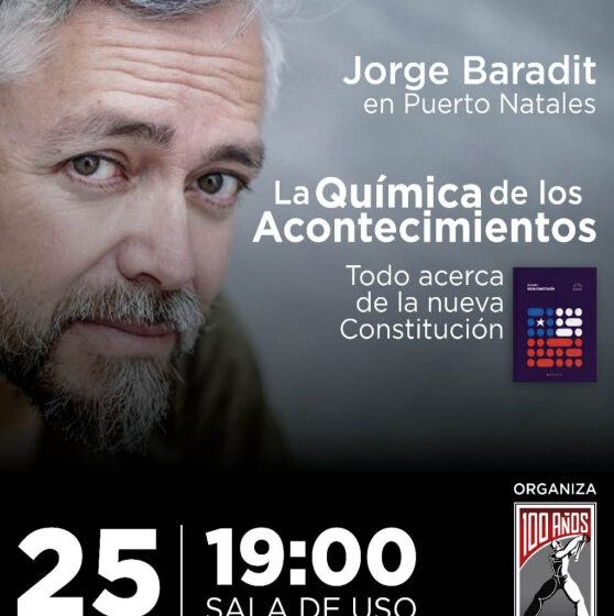  Escritor Jorge Baradit participará en Conversatorio sobre la Nueva Constitución