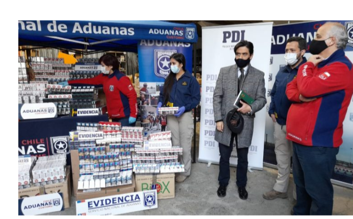  Empresa tabacalera se querella en contra de almacenera de Natales a la que le incautaron alrededor de 4.200 cajetillas de contrabando