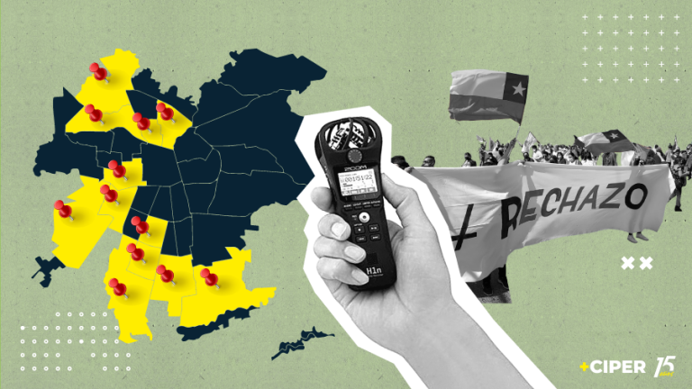  CIPER. 120 residentes de 12 comunas populares de la Región Metropolitana explican por qué votaron Rechazo