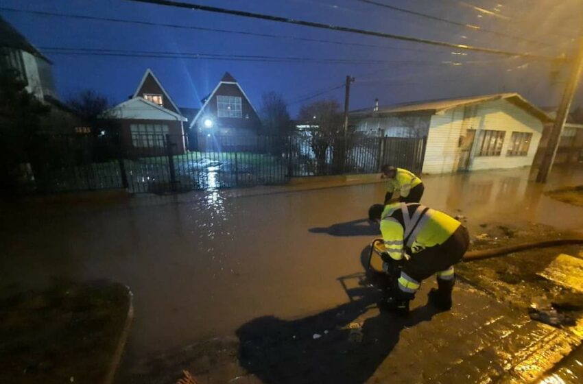  Unidad de emergencias del municipio se ha desplegado en terreno ante el fuerte deshielo y últimas precipitaciones