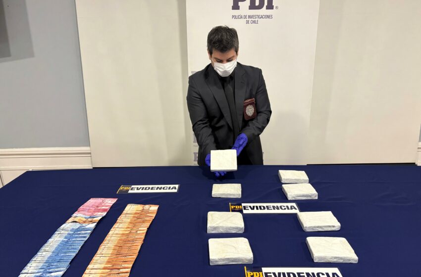 PDI Punta Arenas incauta 4,3 kilos de Cocaína y detiene a dos personas por tráfico de drogas