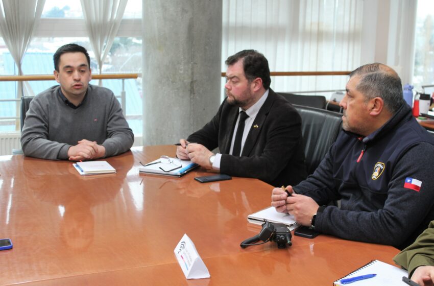  DELEGADO GUILLERMO RUIZ SANTANA PARTICIPÓ EN COGRID COMUNAL POR INCENDIO EN EL VERTEDERO DE PUERTO NATALES